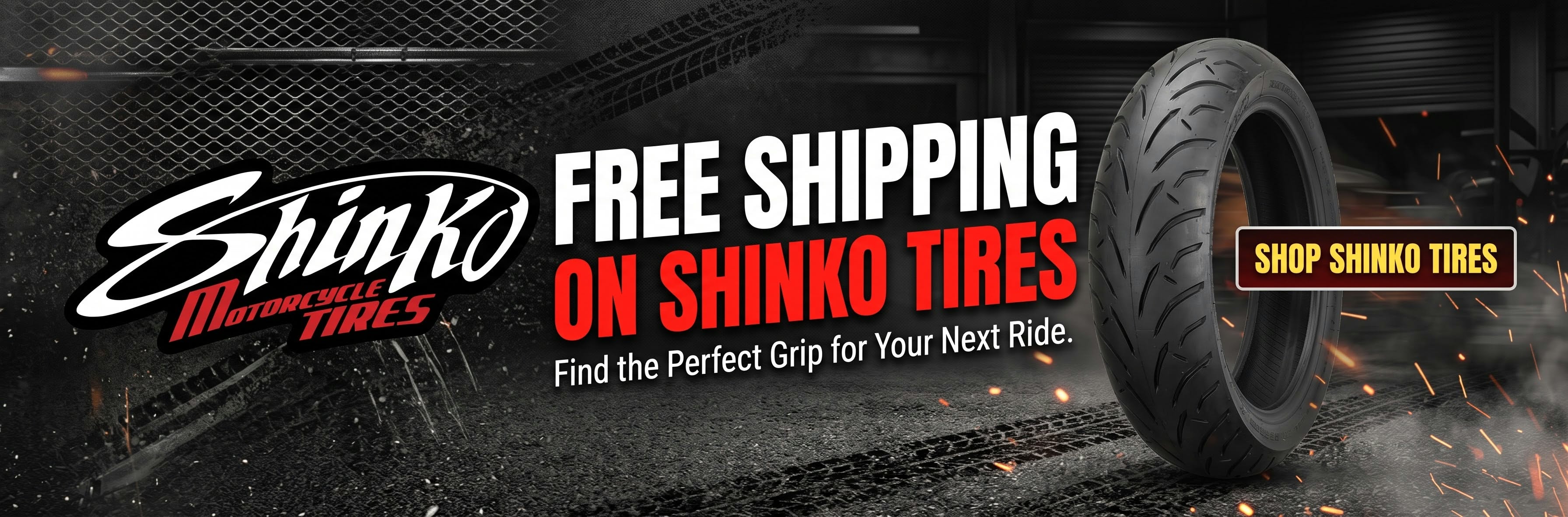 Shinko motorcycle tires. Free shipping on Shinko tires. Shop Shinko tires.