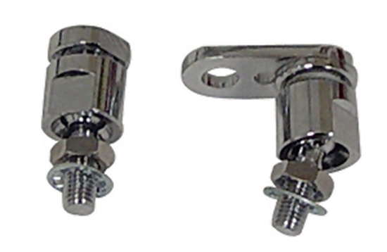 V-FACTOR Front Turn Signal Mount Kit — Chrome Plated Mount Kit — 13424