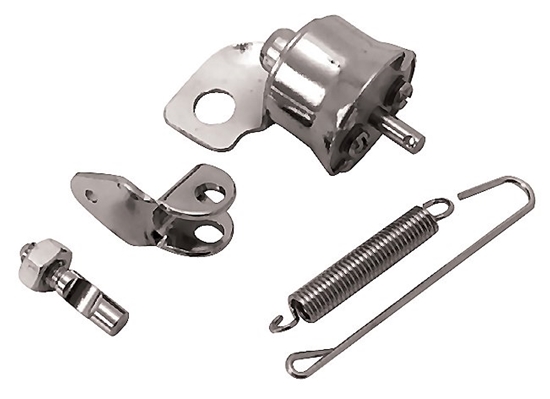 V-FACTOR Mechanical Rear Brake Light Switch — Chrome Plated, Pull/On, Complete Kit — 15201
