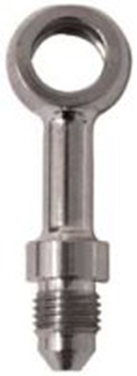 Goodridge Chrome Straight 10mm Banjo to #3 Adapter — 2 Inches — 45722
