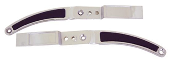V-FACTOR Rear Fender Support Pair — Chrome Plated Pair — 22729