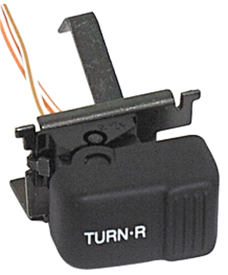 V-FACTOR Handlebar Switches — Black Right Turn Switch with white lettering — 15128