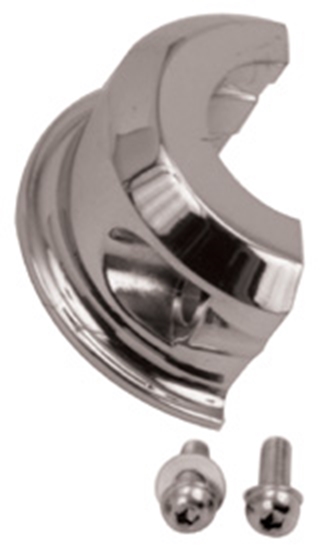 V-FACTOR Chrome Front Master Cylinder Replacement Clamp Kit — 43526