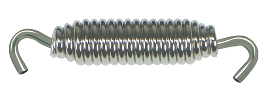 V-FACTOR Jiffy Stand Springs — Chrome Plated 3 7/8" long Spring — 23218