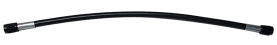 Goodridge Black Brake and Hydraulic Clutch Hose — 24 Inches — 49780