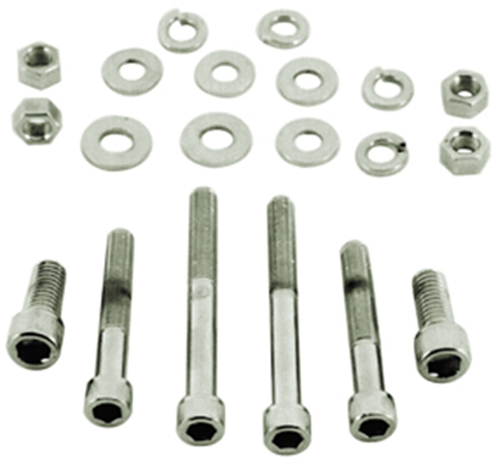 Gardner-Westcott Chrome Allen-Head Engine Mount Hardware Kit — 26106
