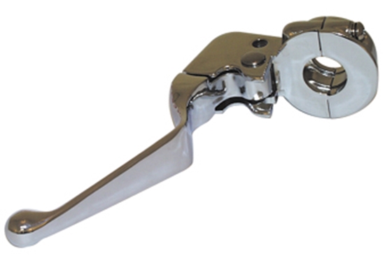 V-FACTOR Clutch Lever Assembly — Chrome Plated Complete Clutch Lever Assembly — 43329