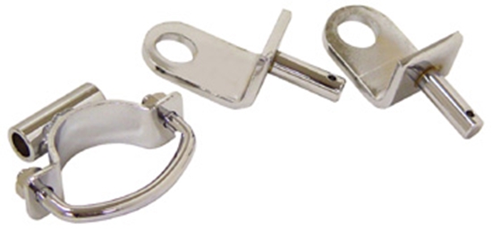 V-FACTOR Solo Seat Brackets — Chrome Plated Seat Bracket — 27911