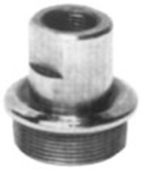 V-FACTOR Wide Glide Fork Parts — Chrome Plated Fork Tube Plug — 36608