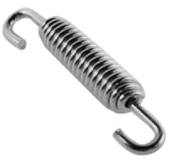 V-FACTOR Jiffy Stand Springs — Chrome Plated 3 3/16" long External Spring — 23204