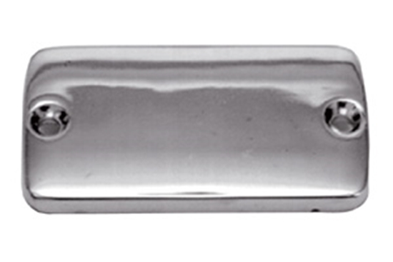 V-FACTOR Front Master Cylinder Reservoir Covers — Chrome Plated Smooth Cover — 45449