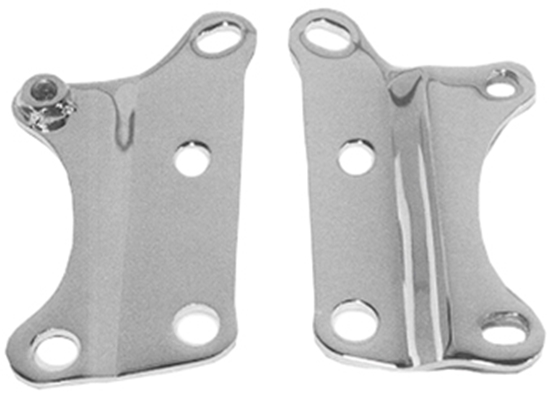 V-FACTOR Front Lower Engine Mount Sets — Chrome Plated Set — 26036