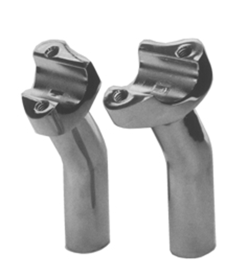 V-FACTOR Pullback Riser Lower Clamp Set — Chrome Plated Set — 41101
