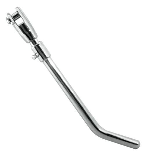 American Motorcycle Hardware Kickstand — Chrome Plated, 1" Under Stock Length — 23031