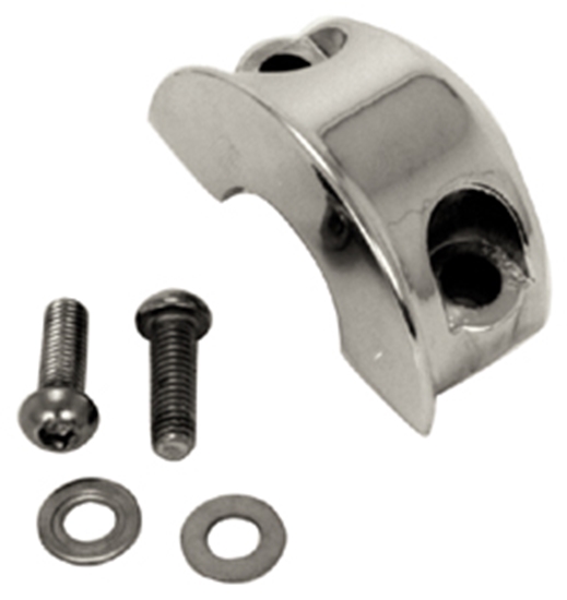V-FACTOR Chrome Clutch Lever Replacement Clamp Kit — 43530