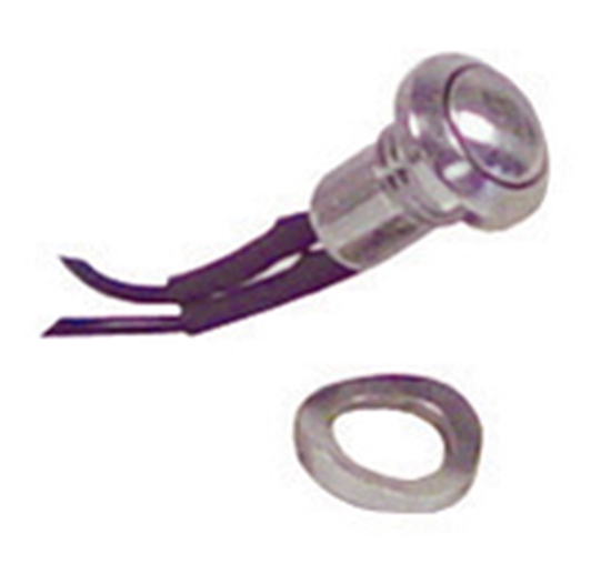 V-FACTOR Polished Stainless Steel Momentary Pushbutton Switch — 15150