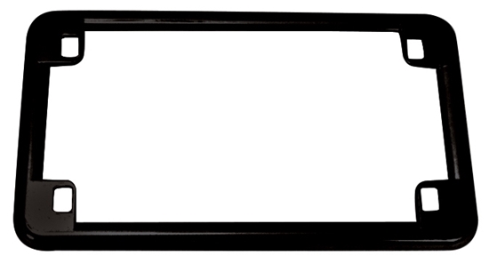 V-FACTOR Black License Plate Frame — 7 × 4 Inches — 13204