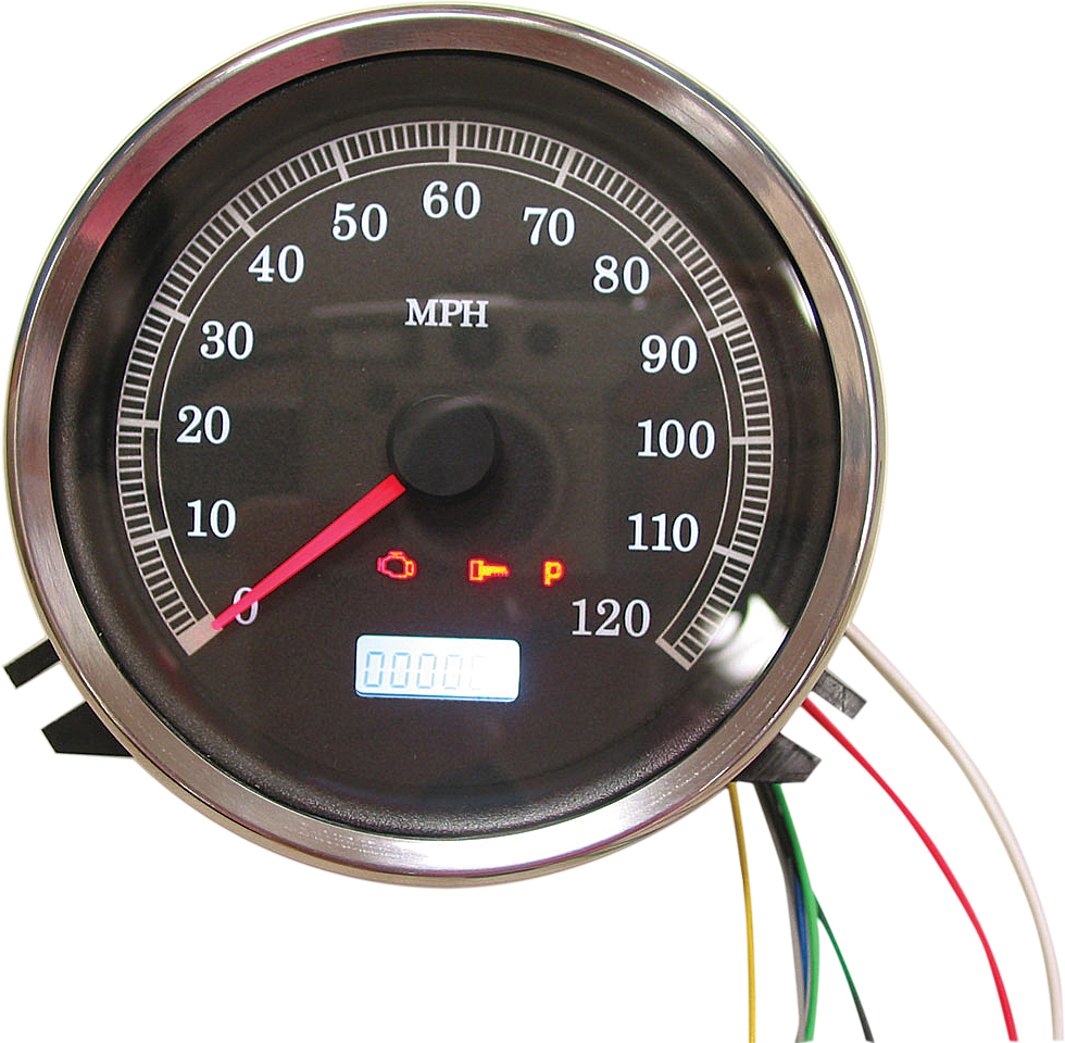 HARDDRIVE Electronic Speedometer Black Face 99-03 ST/FXWG Models — T21-6983-12