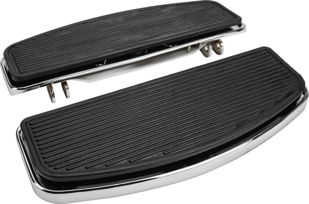 HARDDRIVE Floor Board Kit Chrome Flst 86-17 FLT 84-25 — 057190