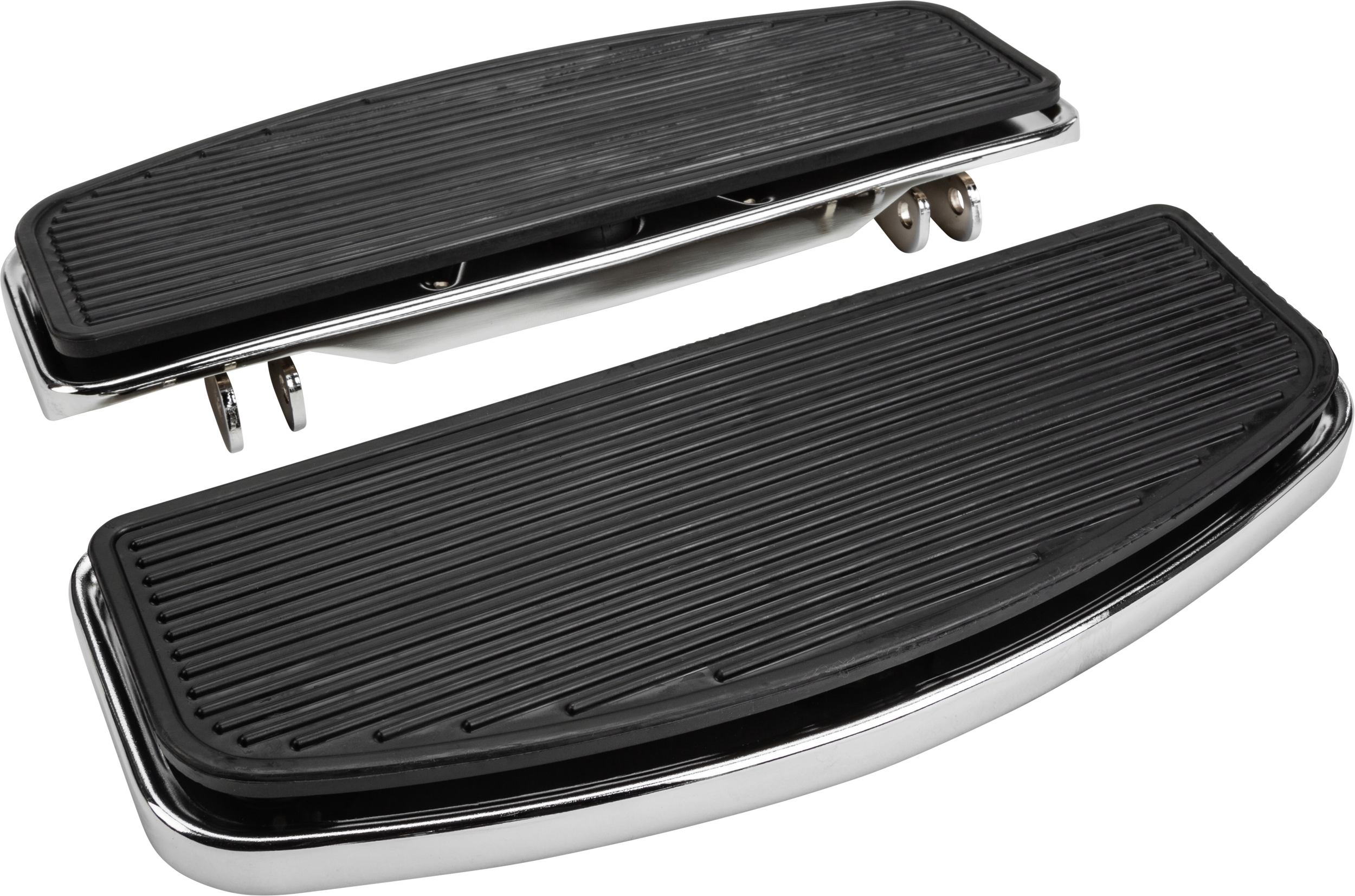 HARDDRIVE Floor Board Kit Chrome Flst 86-17 FLT 84-25 — 057190