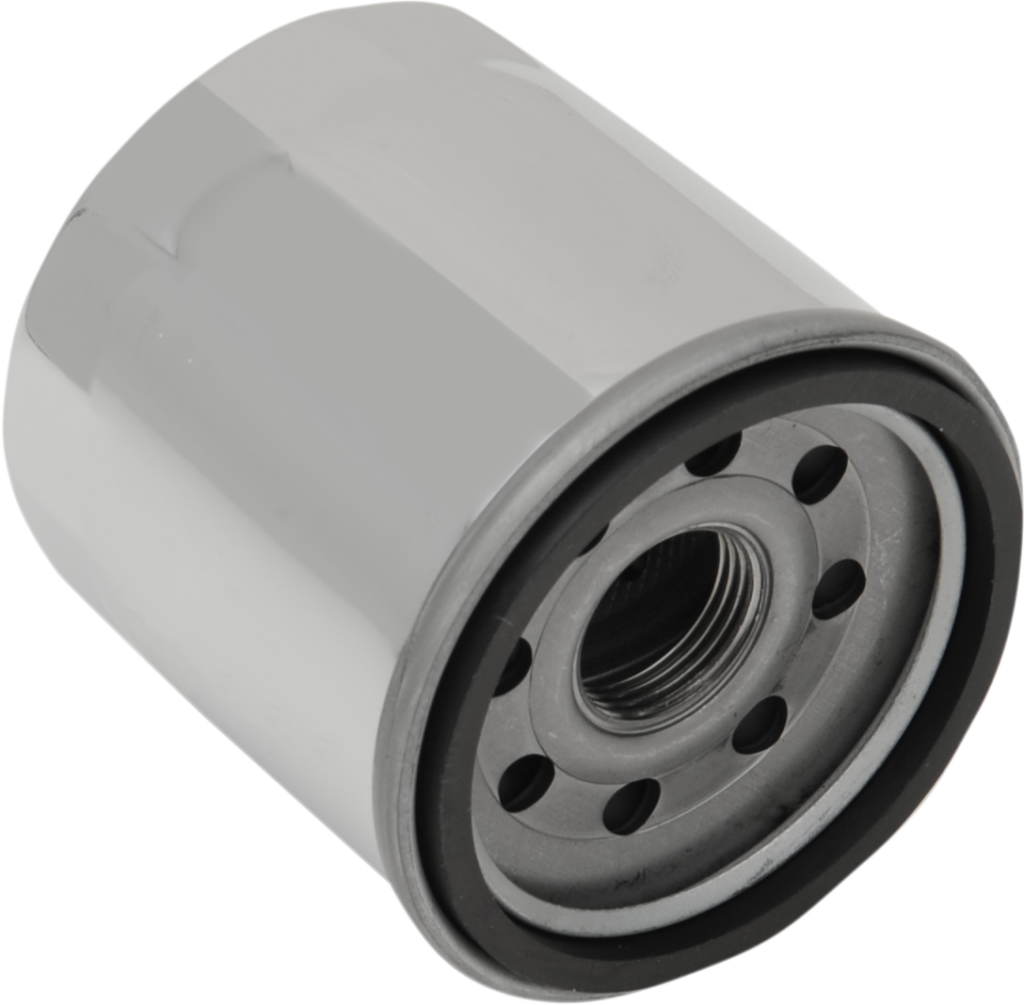 Drag Specialties Oil Filter - Chrome - Indian