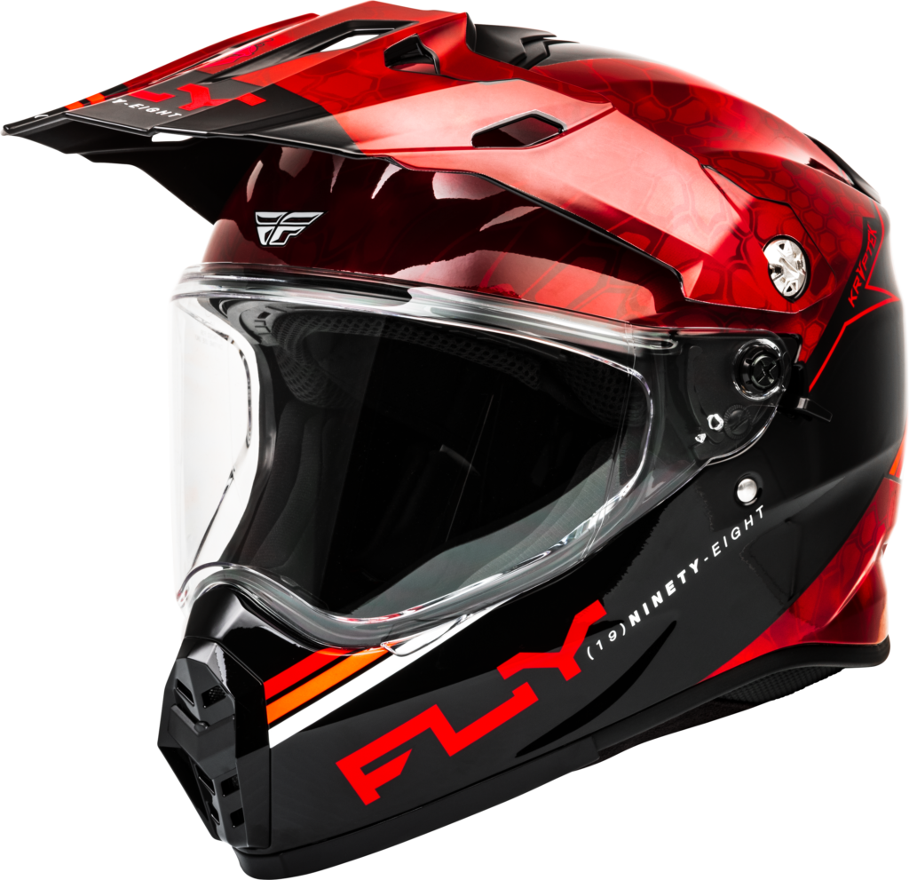 FLY RACING Trekker Kryptek Conceal Helmet (2024) — Red/Black