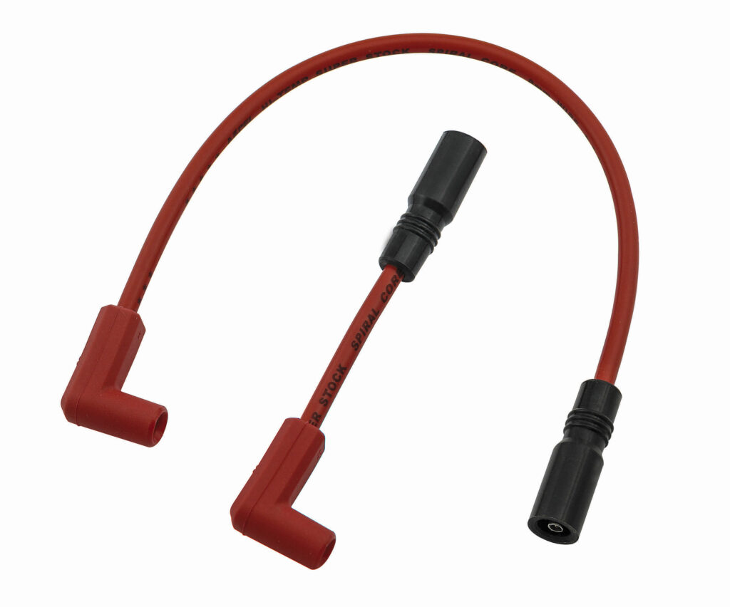 ACCEL Spiral Core Wire Set 8.0 mm Red — 171100-R