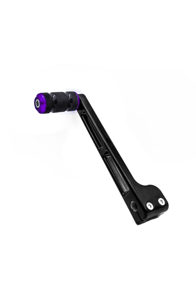 SANTORO FABWORX Twice Tight Perf Shift with Toe Peg Purple — SF30055