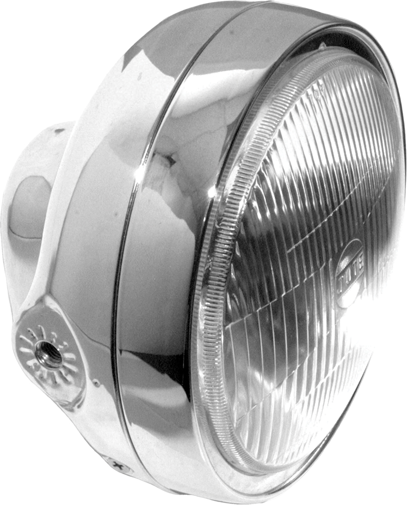 EMGO Headlight Hon Style 6 1/4" Chrome