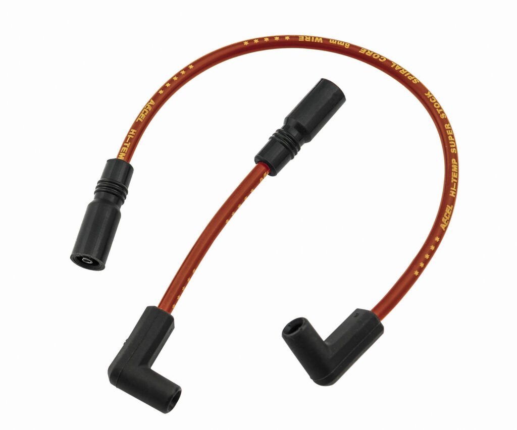 ACCEL Spiral Core Wire Set 8.0 mm Red — 171097-R