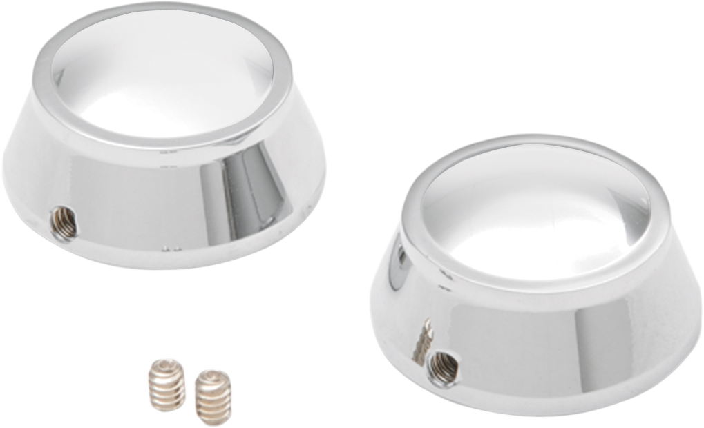 Drag Specialties Swingarm Pivot Bolt Cover - Chrome