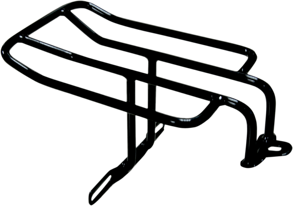 Drag Specialties Luggage Rack - Black - FXD