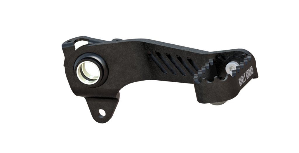 BURLY BRAND Mx Style Brake Lever Black — B13-1202B