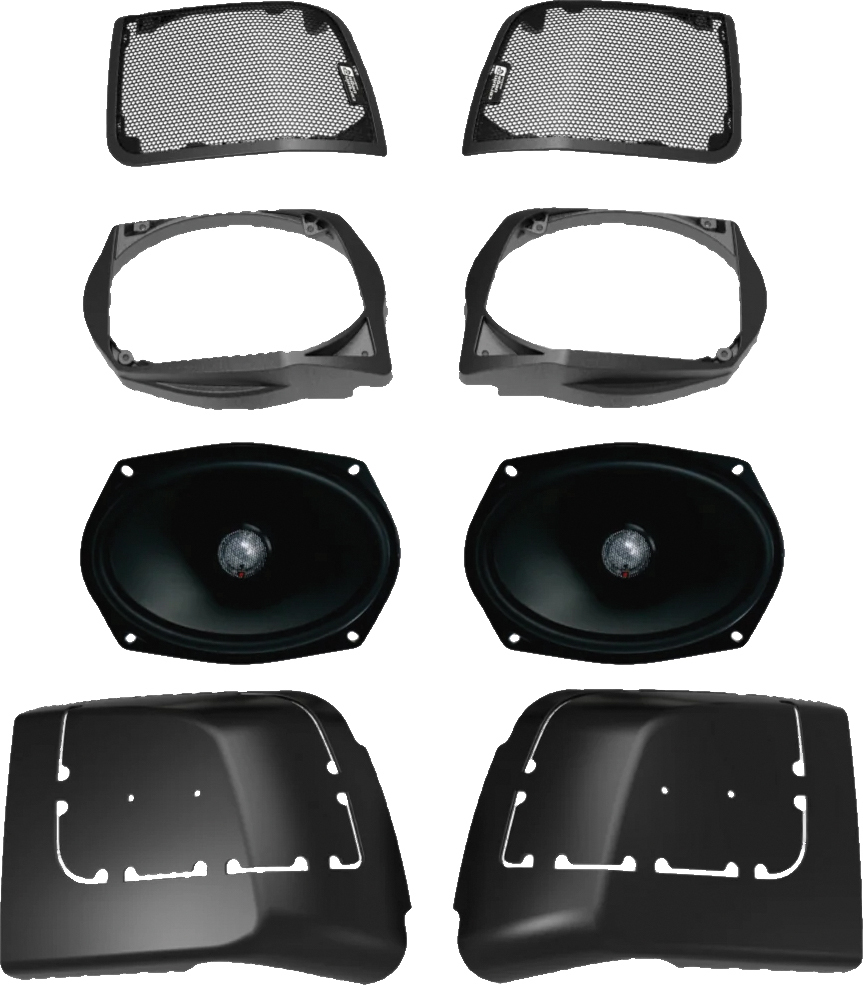 CERWIN VEGA 6"X9" Cut In Lid Kit with St69Cx Flh/T 2014-2023 Bags — RPMST694LK