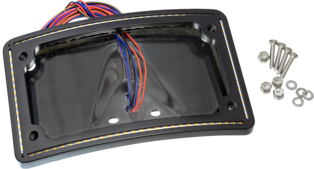 LETRIC LIGHTING CO Perfect Plate Light Curve Black FLH/FLTR `10-13