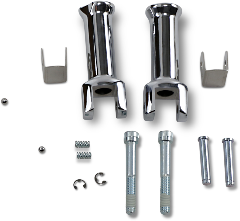 Drag Specialties Passenger Peg Mount - Chrome - Softail