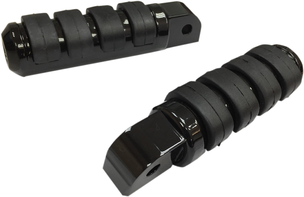 Drag Specialties Soft Ride Foot Pegs - Large - Black - FL/FX/Elw