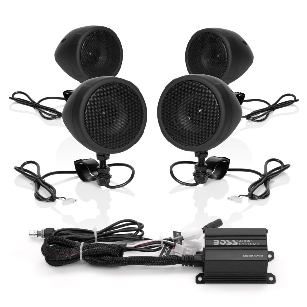 BOSS AUDIO Mc470 Speaker System 1000W Black 3" Bar Mnt Bt — MCBK470B