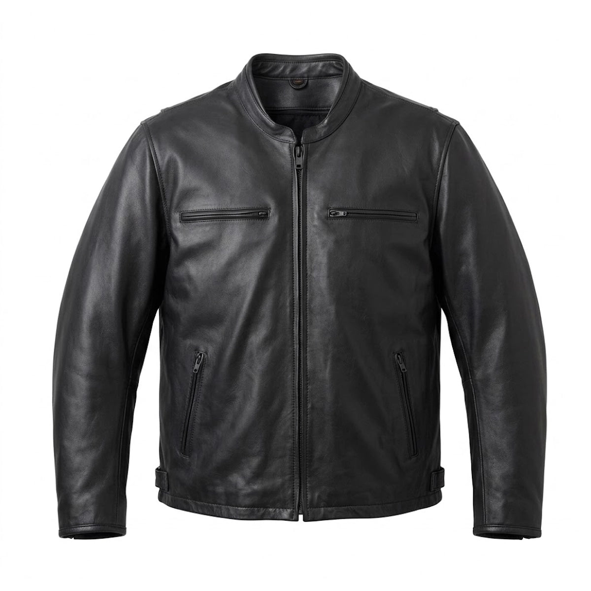 Alter Ego Black Iron - Men's Motorcycle Leather Jacket