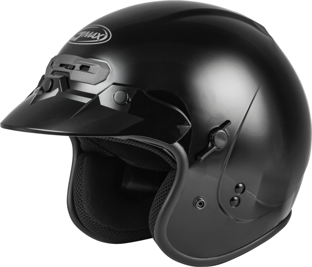 GMAX GM-32 Open-Face Helmet – Black