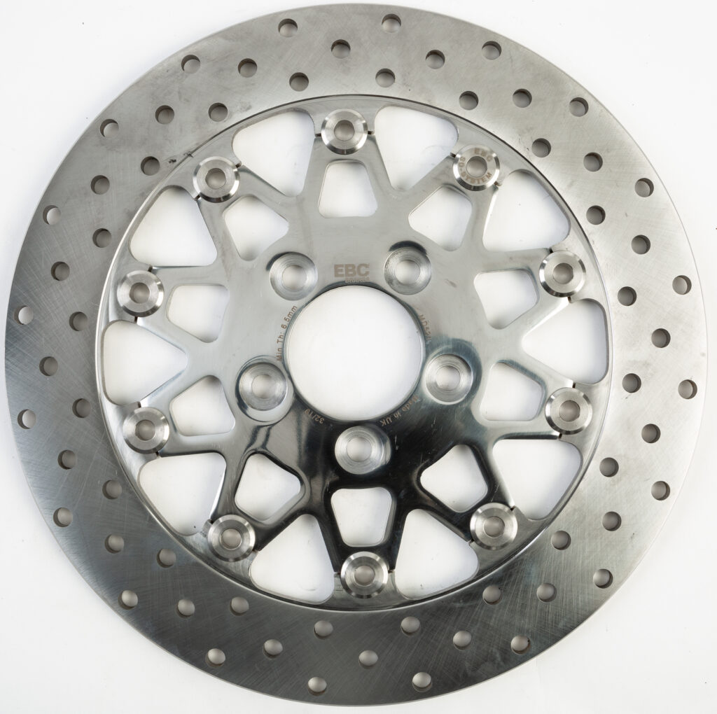 EBC V-Twin Brake Rotor 11.8" Md 521 Chrome 10-Spoke — MD521
