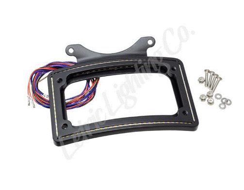 LETRIC LIGHTING CO Perfect Plate Light Curve Black FLH/FLT `14-Up