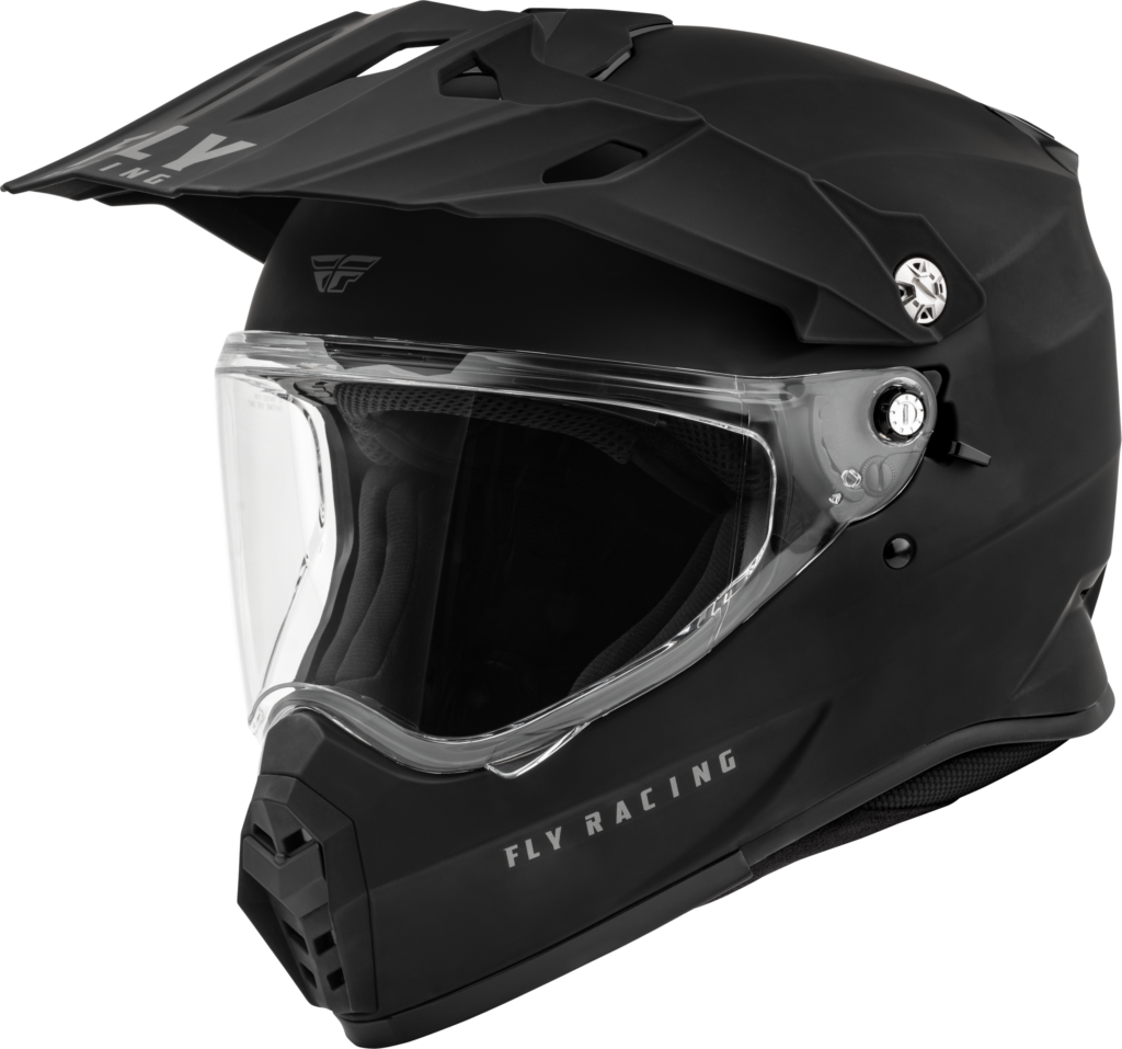 FLY RACING Trekker Solid Helmet (2024) — Matte Black