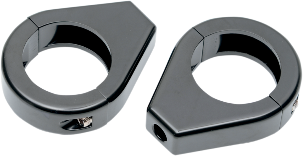 Drag Specialties Turn Signal - Clamp - 39 mm - Black