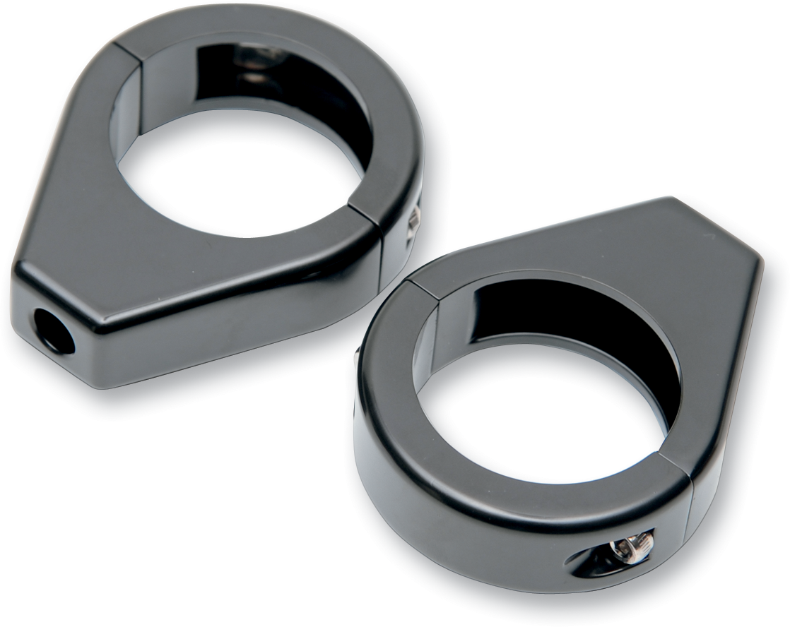 Drag Specialties Turn Signal - Clamp - 41 mm - Black