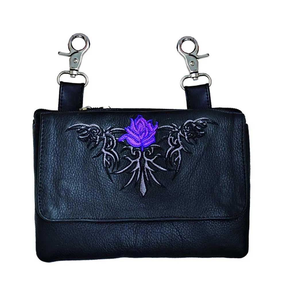 Unik Purple Rose Clip-On Bag — 2168.17
