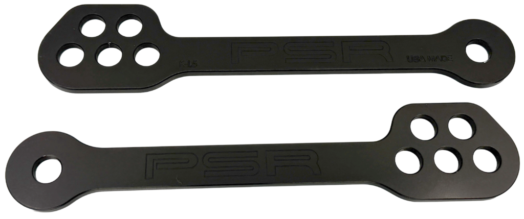 PSR Lowering Link Stk/1.5"-3.5" Drop Black Kaw — 04-00755-22