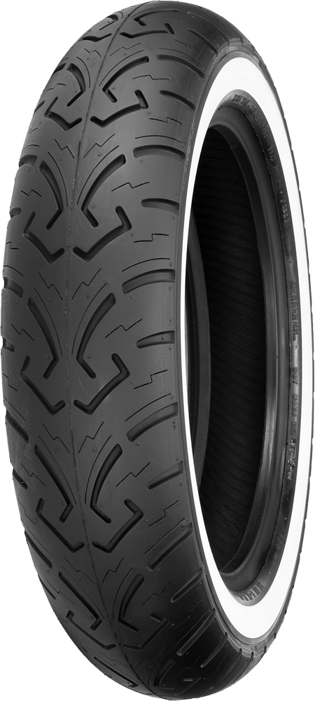 Shinko 250 Front Tire — MT90-16 73H, White Wall, Whitewall