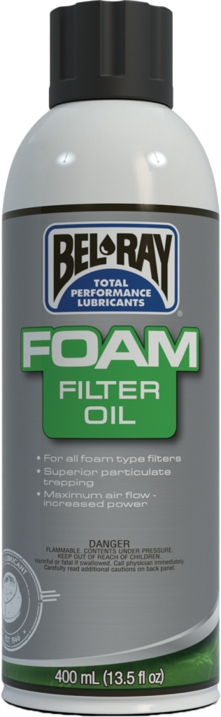 BEL-RAY Foam Filter Oil Spray W/P 400Ml (Sold Each)