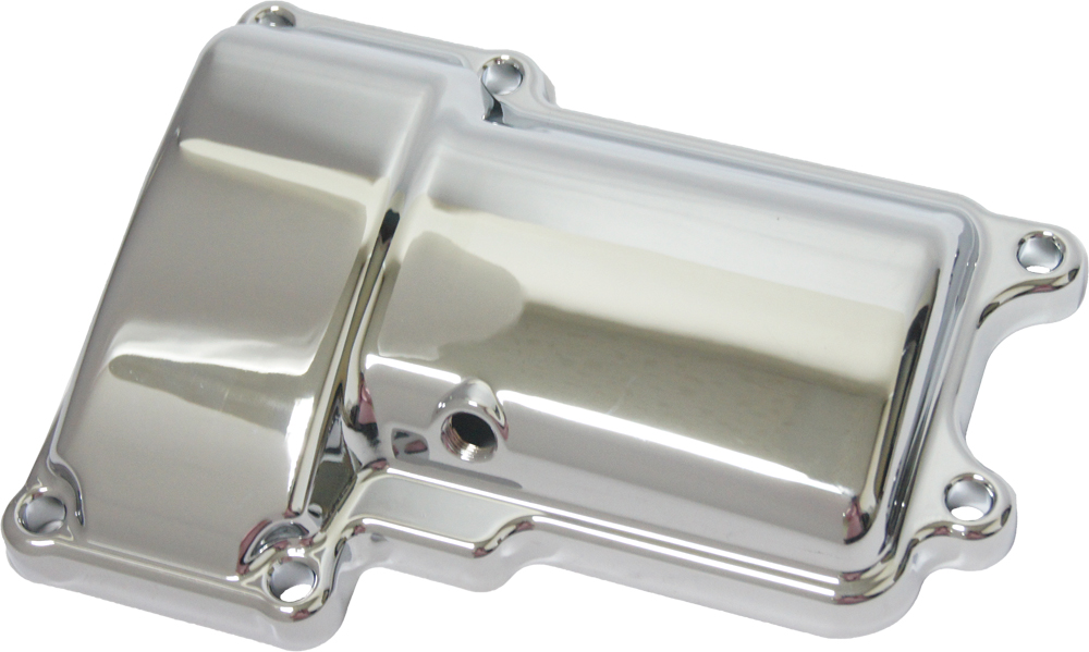 HARDDRIVE Trans Top Cover Chrome 6 Speed Fxst 07-08 FXD 06-08 Flh/T — 68-428
